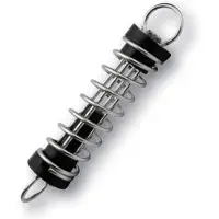 Lalizas Tiller Rope Spring Noir,Argenté 88 mm