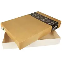 Papstar 85922 Récipient alimentaire jetable Carton Beige, Contenant à usage unique, Beige