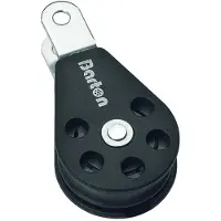 Barton Marine Single Fixed Pulley With Removable Clevis Pin 630kg 12 Mm Argenté 58 x 120 mm