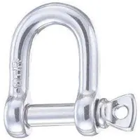 PLASTIMO Wichard manille Hr courte argent 12 mm argent 12 mm