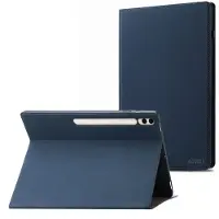 Accezz Coque tablette Classic pour Samsung Galaxy Tab S10 Plus / Tab S9 FE Plus / Tab S9 Plus - Bleu foncé