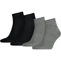 Tommy Hilfiger Chaussettes gris chiné / rouge / noir