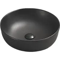 Mexen Lana lavabo à poser 41 x 41 cm, noir mat (22234185)