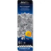 Staedtler Mars Lumograph 100 lot de 6