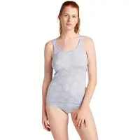 Icebreaker Merino 150 Siren Fresh Ferns Aop Sleeveless Base Layer Gris L Femme