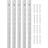 Vevor Crémaillère d'Étagère 990 mm Rail d'Étagères Vertical Mural à Perforation Simple