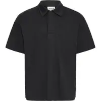 Solid Polo pour homme SDOSWALD, 100 % coton, coupe oversize