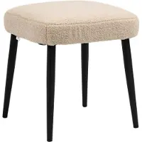HOMCOM pouf avec pieds en acier 838-336V00