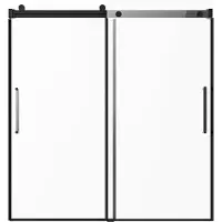 Vevor Porte de Baignoire-douche sans Cadre 1422-1524x1524 mm