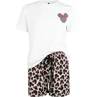 Minnie & Mickey Mouse Pyjama Disney de - Minnie - Imprimé Léopard - S - XXL - pour Femme - multicolore - Taille XXL