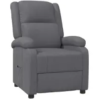 vidaXL Fauteuil relax gris similicuir