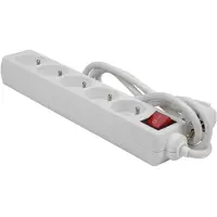 Perel Bloc Multiprises 5 Prises Avec Interrupteur