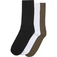 Urban Classics Chaussettes kaki / noir / blanc