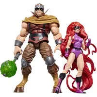 Hasbro Ensemble de figurines Marvel Legends Inhumans Medusa & Gorgon 15 cm