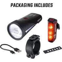 Sigma Aura 100 + Blaze Link Light Set Argenté
