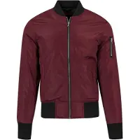 Urban Classics Veste mi-saison bleu marine / bordeaux