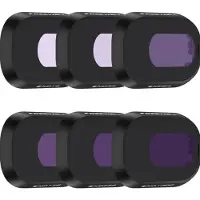 FreeWell Set Of 6 Filters All Day For Dji Mini 4 Pro Drone Noir
