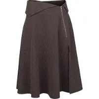 Killstar Jupe mi-longue Gothic de - Nocturne Nights - Midnight Gaze - Jupe Mi-Longue - XS - 3XL - pour Femme - marron - Taille XS