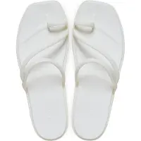 Crocs Tongs MIAMI TOE LOOP SANDAL femmes - Blanc - 37 / 38
