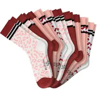 Schiesser Chaussettes saumon / rouge / noir / blanc