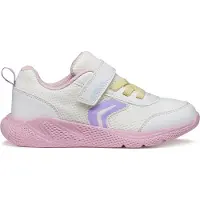 Geox Baskets Junior Fille Sprintye Blanc/Rose