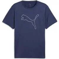 Puma T-Shirt fonctionnel 'Tad Essentials' bleu marine / gris clair