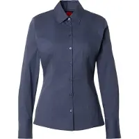 HUGO The Fitted 10276558 Long Sleeve Shirt Bleu 42 Femme