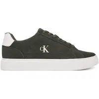 Calvin Klein Baskets basses 'CLASSIC' vert / blanc