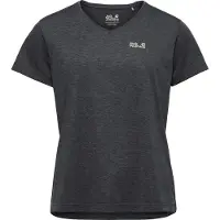 Jack Wolfskin Wildtrail Short Sleeve T-shirt Gris L Femme