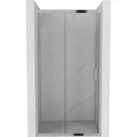 Mexen Apia Porte de douche pliante 115 cm, Transparente, Chrome - 845-115-000-01-00