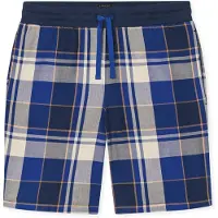 Schiesser Pantalon de pyjama ' Mix & Relax ' beige / bleu roi / bleu foncé
