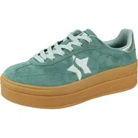 SKECHERS Baskets basses 'ACADEMY' vert / menthe
