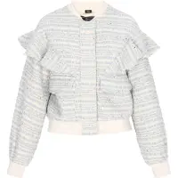 Faina Veste mi-saison turquoise / blanc