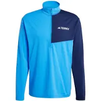 Adidas T-Shirt fonctionnel bleu / bleu marine