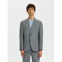 Selected Classique - Mélange De Laine Blazer Homme Gris 56