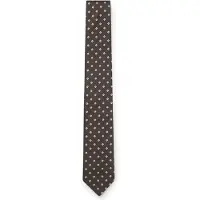 BOSS Cravate noir / blanc