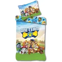 BrandMac Paw Patrol One Team Parure de lit 140x200cm enfants