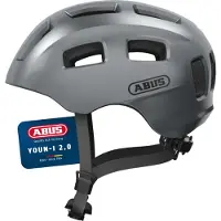 ABUS Youn-I 2.0, casque de vélo, argent