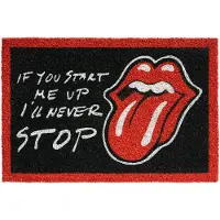 Erik Editores The Rolling Stones Door Mat Rouge