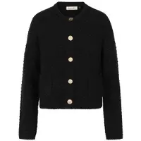 Banned Retro Gilets & Ponchos Rockabilly de - Victoria - Gilet Laine Mélangée - S - 4XL - pour Femme - noir - Taille