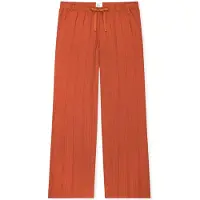 Schiesser Pantalon de pyjama 'Mix Relax' orange foncé / rouge rouille