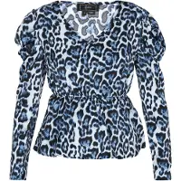 Faina Chemisier 'Festive' bleu marine / bleu clair / noir