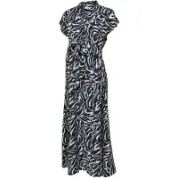 Vero moda Maternity Robe-chemise 'VMMJosie' bleu marine / blanc