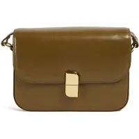 Nat&Nin Sac à bandoulière 'Alice' marron chiné