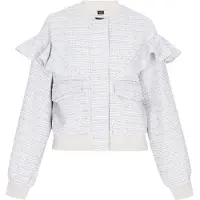 Faina Veste mi-saison bleu clair / gris clair / blanc