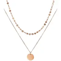 GOOD.designs Chaîne or rose