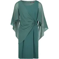 Vera Mont Robe vert foncé