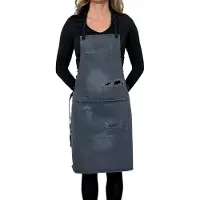 Dutchdeluxes Tablier Dutchdeluxes Amazing Apron BBQ Style Distressed Denim-81 x 68