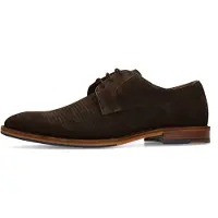 Manfield Chaussure à lacets 'Derby' brun foncé