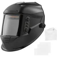 Vevor Casque de Soudage Solaire Obscurcissement Automatique Couleur Réelle Grande Vue 100x95 mm